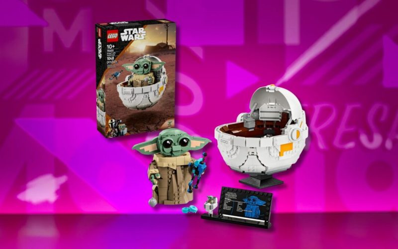 the-lego-star-wars:-the-mandalorian-grogu-with-hover-pram-set-is-cheaper-than-prime-day